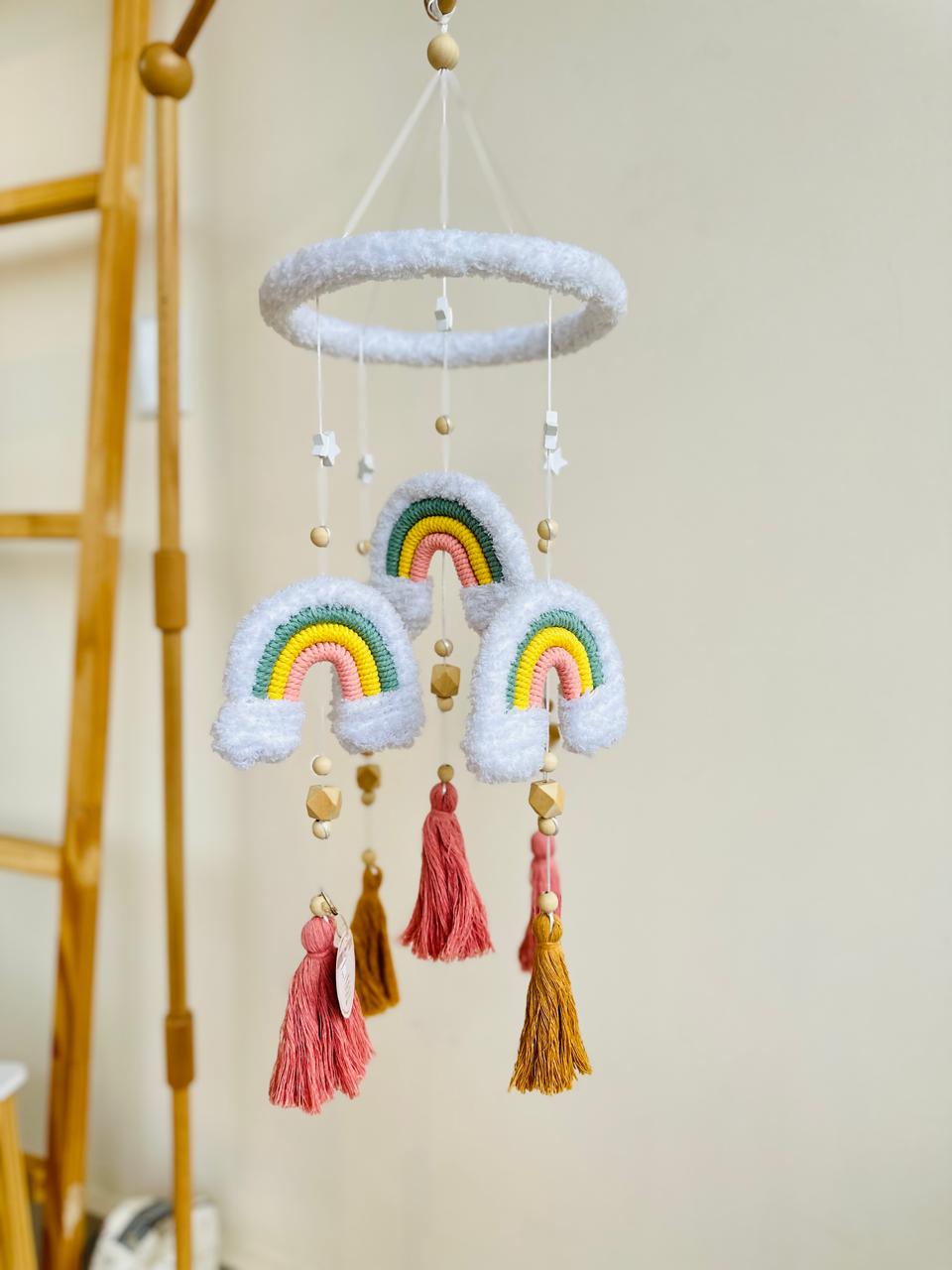 MOVIL ARCOIRIS PELUDO
