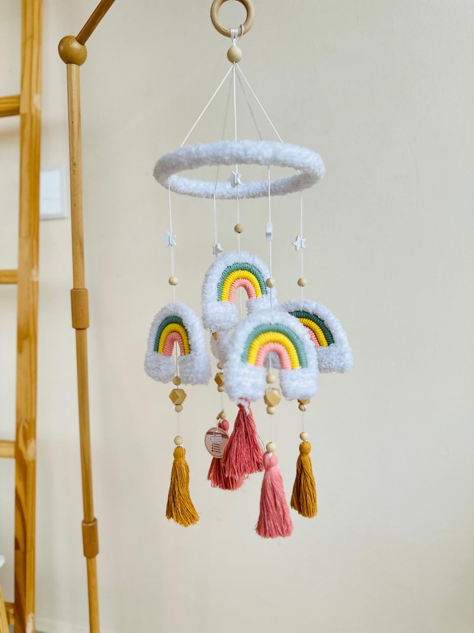 MOVIL ARCOIRIS PELUDO